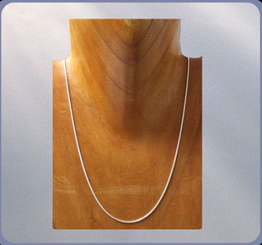 Schlangenkette, 1,2 mm, 50 cm lang 925 Sterling Silber