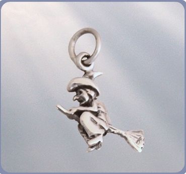 Hexe klein - mini, 925er Sterling Silber