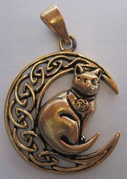 Katze im Mond