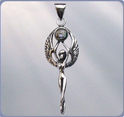 Engel des Selbstvertrauens mit Mother of Pearl