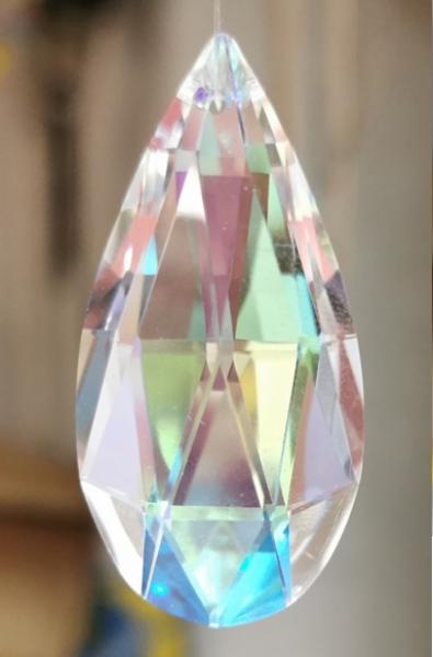 Tropfen 50 mm crystal AB